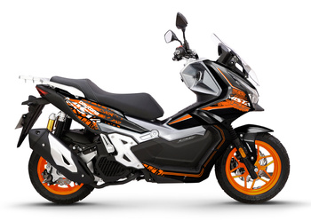 Skuter DAYTONA MISTA 125 ABS/TCS czarno/pomarańczowy