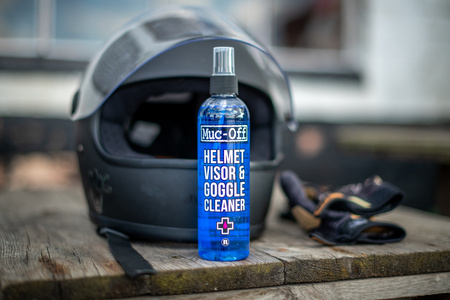 Muc-Off - Preparat do czyszczenia wizjerów i gogli - 250ml - Helmet Visor & Goggle Cleaner