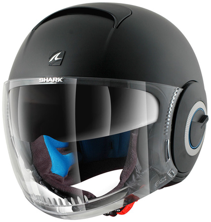 Kask otwarty SHARK NANO czarny/matowy