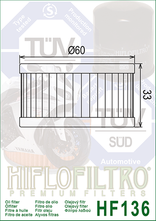 Filtr oleju HIFLO HF136