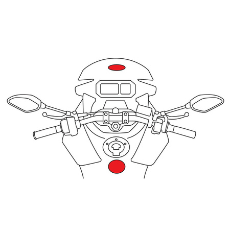 Uchwyt motocyklowy na smartfon samoprzylepny LAMPA OPTI STICK