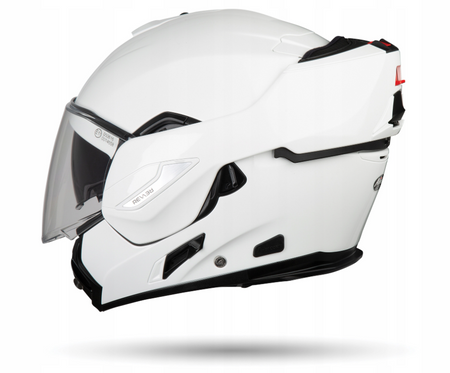 Kask szczękowy AIROH REV 19 biały/połysk