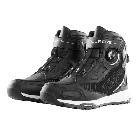 Buty motocyklowe FURYGAN ALLROAD D30 MCN czarno/białe