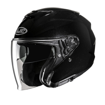 Kask otwarty HJC i31 Metal Black czarny połysk