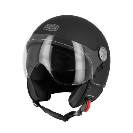 Kask otwarty GASOLINE S783 czarny/matowy