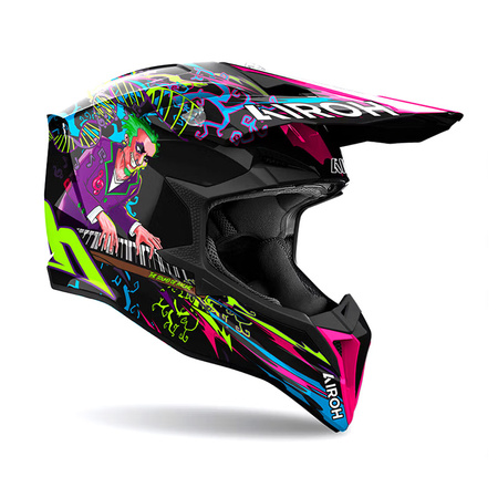Kask crossowy AIROH WRAAAP MUSIC GLOSS połysk