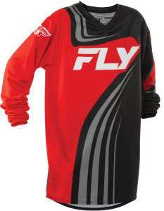 Koszulka off road dziecięca FLY RACING YOUTH F-16 biało/czarno/czerwona