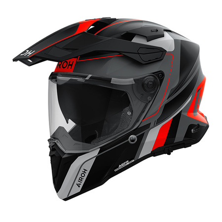 Kask integralny AIROH COMMANDER 2 SKIP (ECE 22.06) pomarańczowy/mat