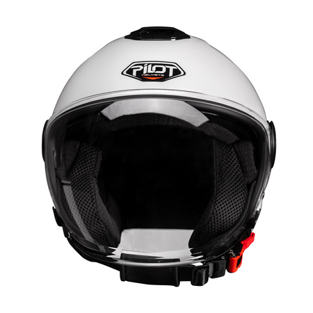 Kask otwarty PILOT FLY SV biały/połysk