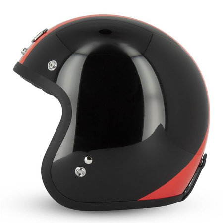 Kask otwarty GASOLINE S250 Cafe Racer połysk