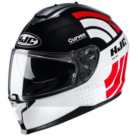 Kask integralny HJC C70 CURVES MC1 połysk