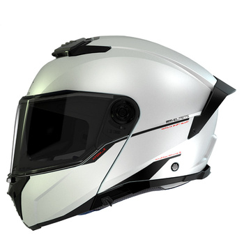 Kask szczękowy MT Helmets ATOM 2 SV biały/połysk