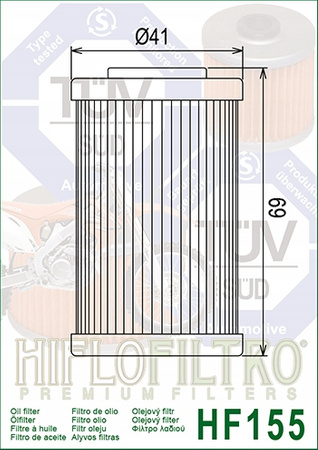 Filtr oleju HIFLO HF155