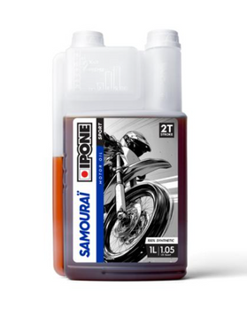 Olej silnikowy IPONE - SAMOURAI 2T - truskawkowy - 1L