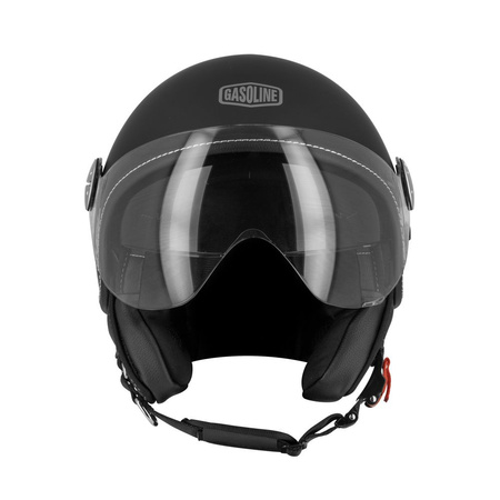 Kask otwarty GASOLINE S783 czarny/matowy