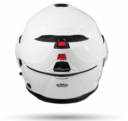 Kask szczękowy AIROH REV 19 biały/połysk