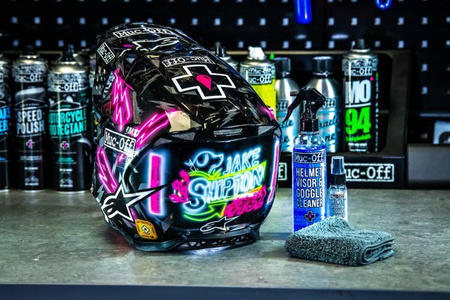 Muc-Off - Preparat do czyszczenia wizjerów i gogli - 250ml - Helmet Visor & Goggle Cleaner