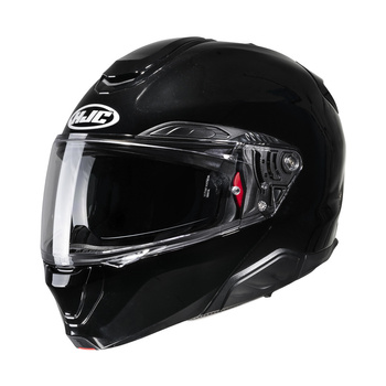 Kask szczękowy HJC RPHA91 Metal Black czarny połysk