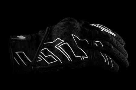 Rękawice motocyklowe FURYGAN JET NEON D3O czarno/białe