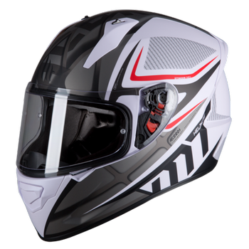 Kask integralny MT Helmets STINGER ACERO szary/perłowy matowy
