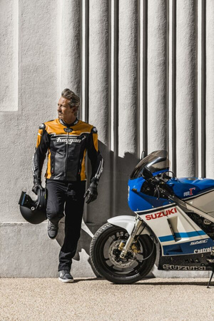 Spodnie (jeansy) motocyklowe FURYGAN K12 X KEVLAR ST niebieskie