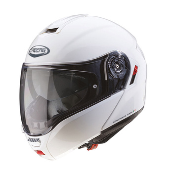 Kask szczękowy CABERG LEVO-X biały/połysk