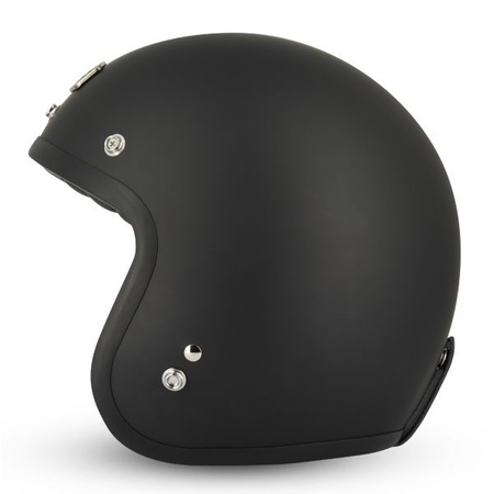 Kask otwarty GASOLINE S250 Cafe Racer czarny/matowy