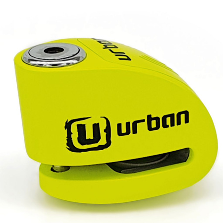 Blokada tarczy hamulcowej URBAN 6 mm z alarmem - żółta