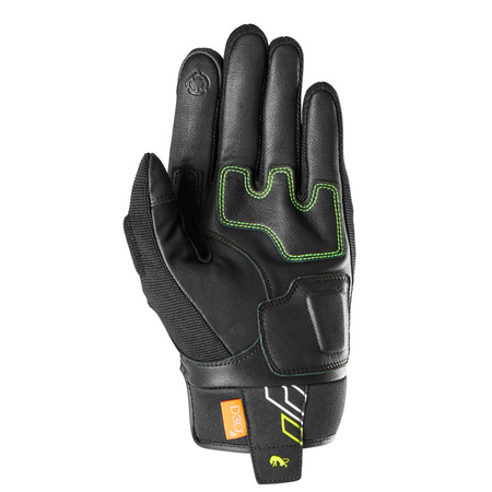 Rękawice motocyklowe FURYGAN JET NEON D3O czarno/biało/fluo
