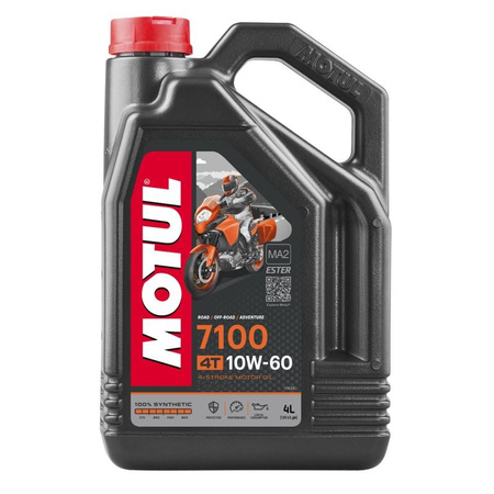 Olej silnikowy syntetyczny MOTUL 7100 10W60 4T 4L