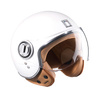 Kask otwarty NOX PREMIUM IDOL biały/połysk