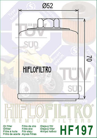 Filtr oleju HIFLO HF197