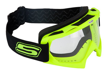 Gogle cross S-Line ECO fluo/czarny