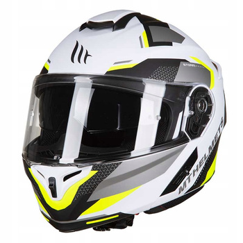 Kask szczękowy MT Helmets STORM SV DRONE A3 z blendą fluo matowy