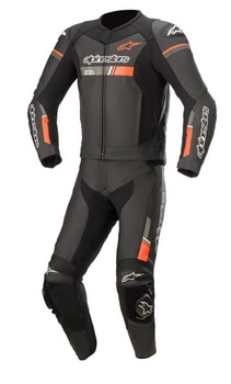 Kombinezon dwuczęściowy GP FORCE V2 ALPINESTARS czarno/czerwony/fluo