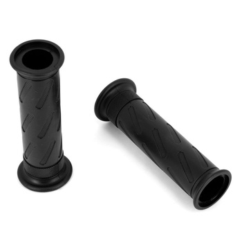 Manetki kierownicy MYRA - czarne (typ: Yamaha, Suzuki) 22mm