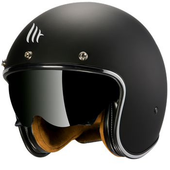 Kask otwarty MT Helmets Le Mans 2 SV z blendą czarny matowy