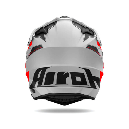 Kask integralny AIROH COMMANDER 2 REVEAL RED FLUO MATT czerwony fluo szary czarny