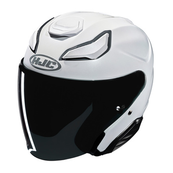 Kask otwarty HJC F31 Pearl White biały połysk