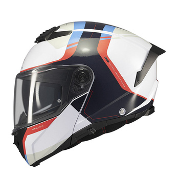 Kask szczękowy MT Helmets ATOM 2 SV (ECE 22.06) EMALLA C7 połysk