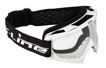 Gogle cross S-Line ECO białe