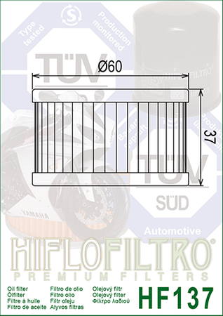 Filtr oleju HIFLO HF137