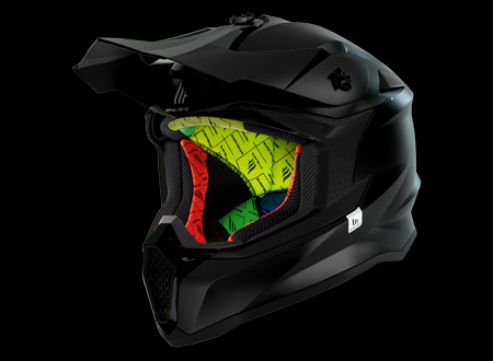 Kask Cross MT Helmets FALCON czarny/połysk