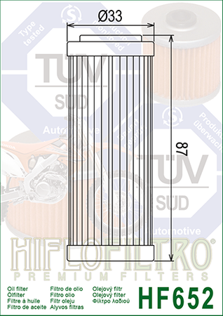 Filtr oleju HIFLO HF652