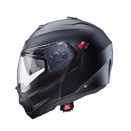 Kask szczękowy CABERG DUKE-X czarny/matowy