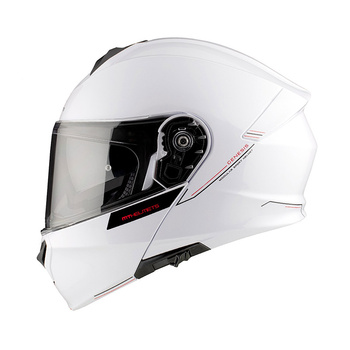 Kask szczękowy MT Helmets GENESIS SV A0 biały/połysk