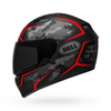 Kask integralny BELL QUALIFIER STEALTH czarny/czerwony matowy