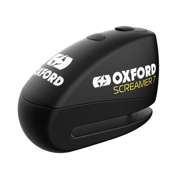 Blokada tarczy hamulcowej z alarmem OXFORD SCREAMER XA7 czarna