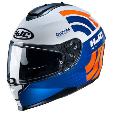 Kask integralny HJC C70 CURVES MC27 połysk