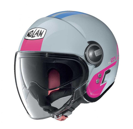 Kask otwarty NOLAN N21 VISOR AGILITY szaro/różowy